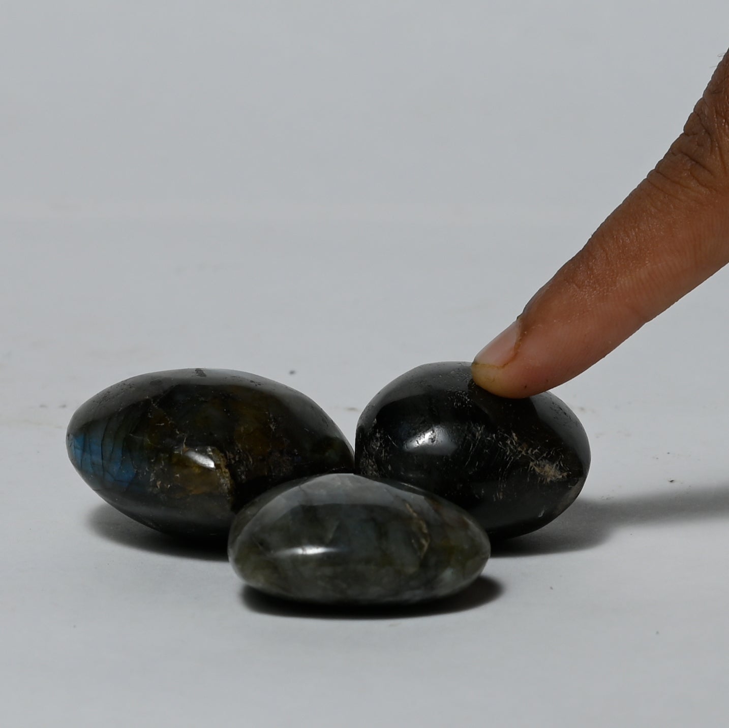 Real Labradorite Mini Heart Shaped Crystal