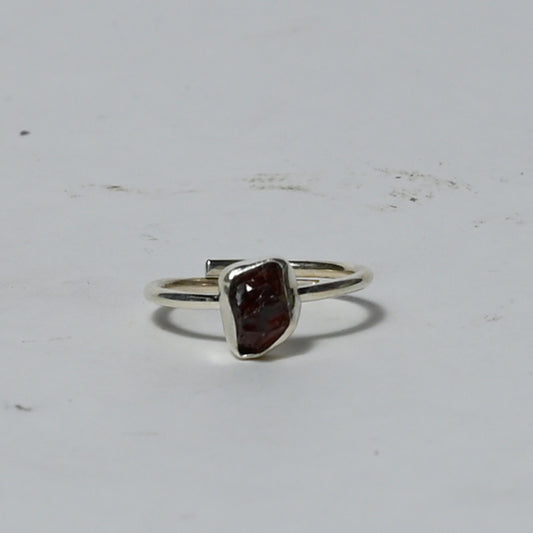 Real Garnet Crystal and Stone Ring Jewellery