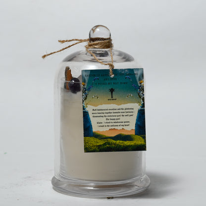 Garden of happiness, angel guidance, MANIFESTATION CANDLE AT ITS BEST Intention Candle