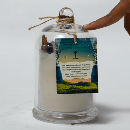 Garden of happiness, angel guidance, MANIFESTATION CANDLE AT ITS BEST Intention Candle