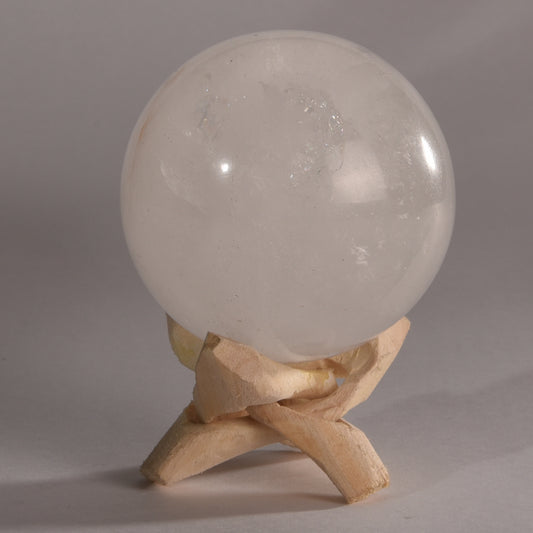 Real Clear Quartz Crystal Ball Sphere