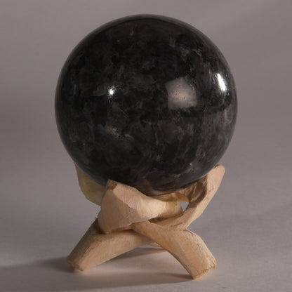 Real Larvikite Crystal Ball Sphere