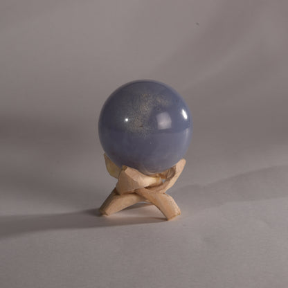 Real Angelite Crystal Ball Sphere