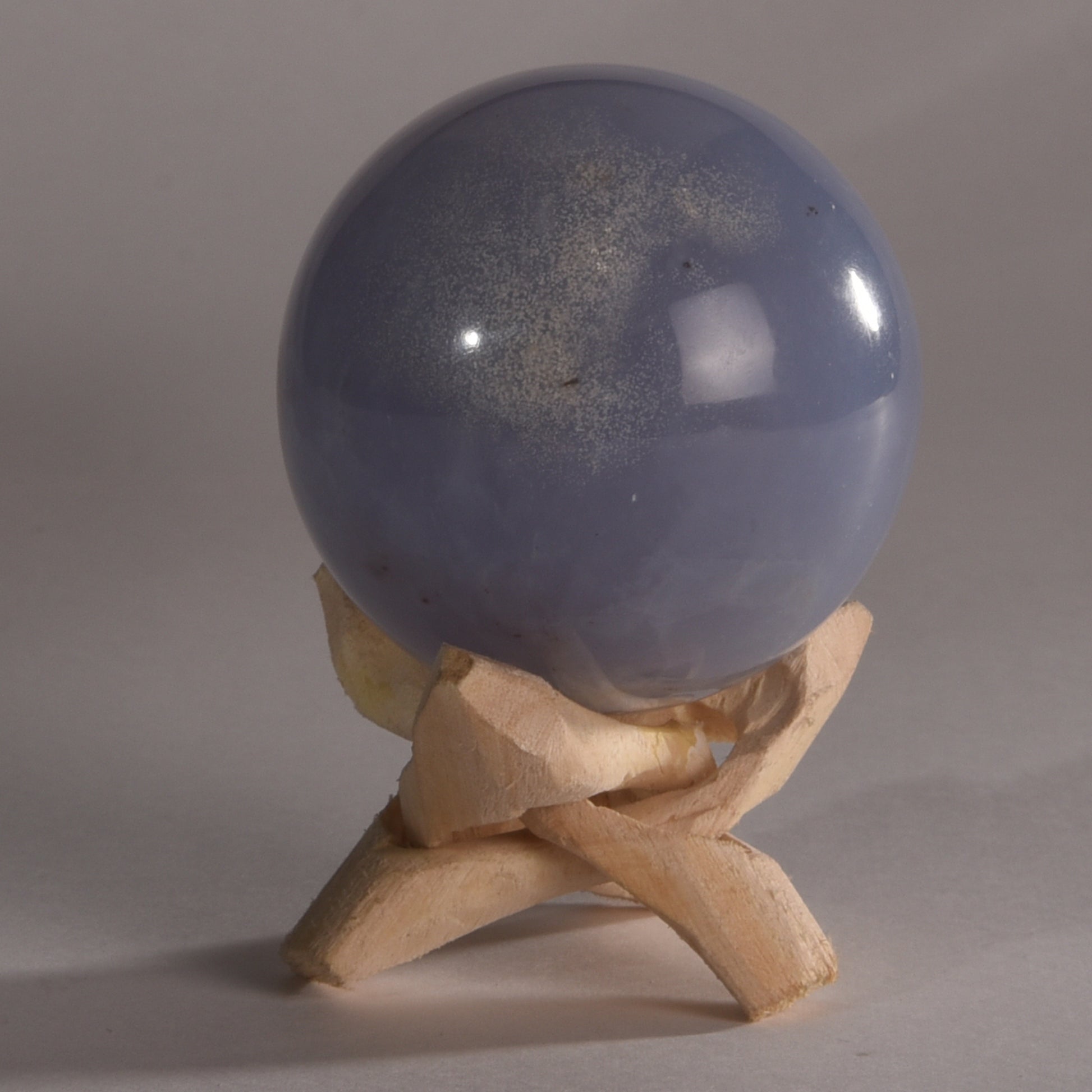 Real Angelite Crystal Ball Sphere