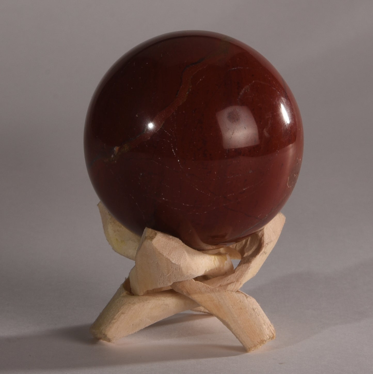 Real Red Jasper Crystal Ball Sphere