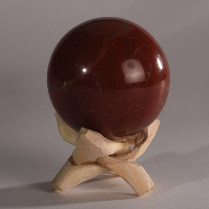 Real Red Jasper Crystal Ball Sphere