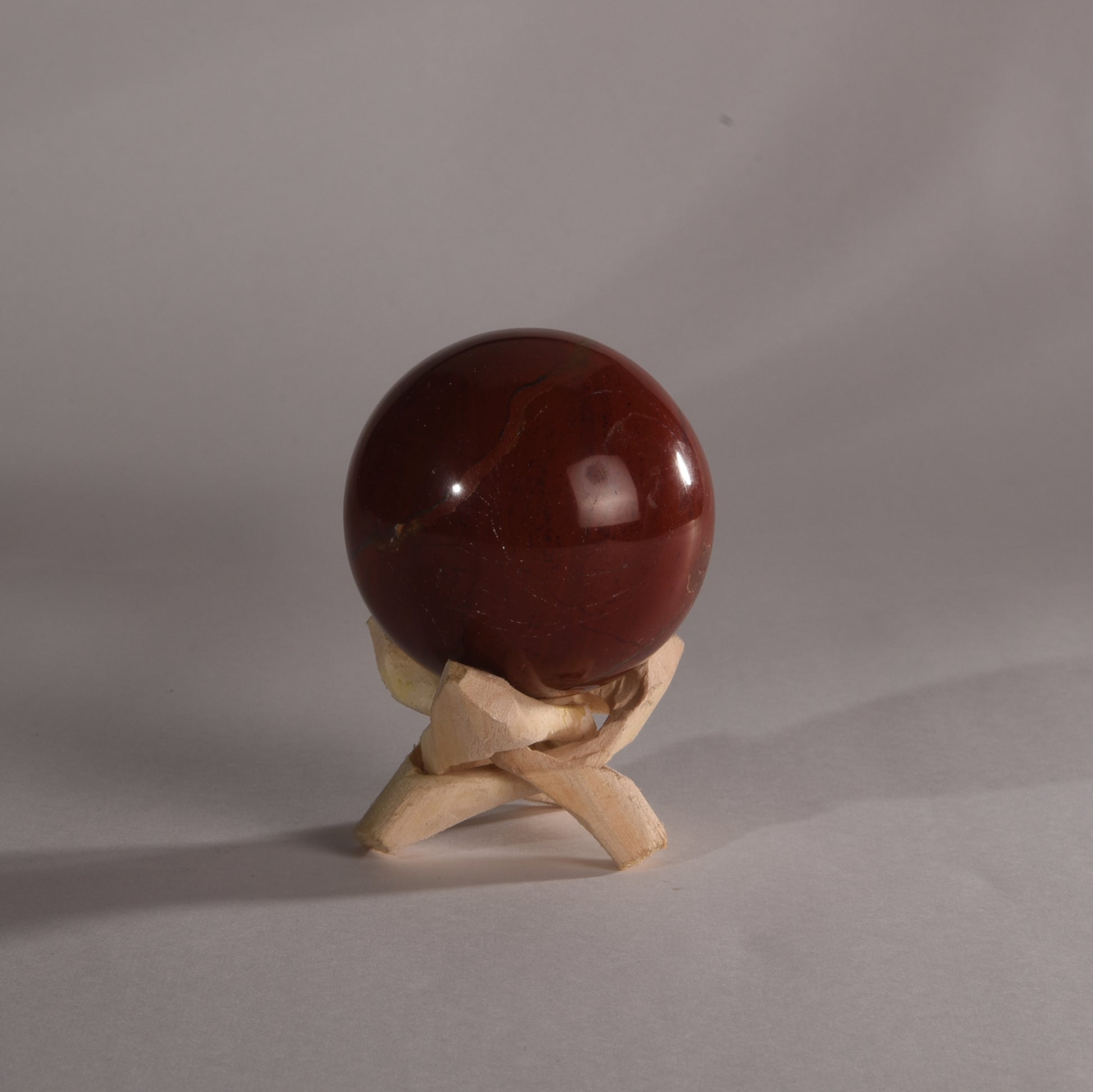 Real Red Jasper Crystal Ball Sphere