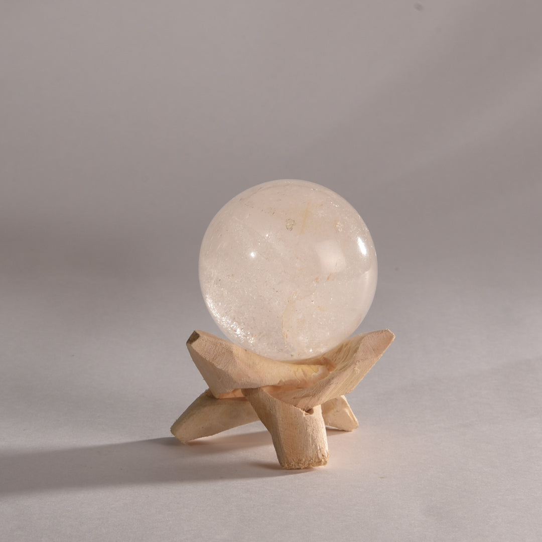 Real Clear Quartz Crystal Ball Sphere