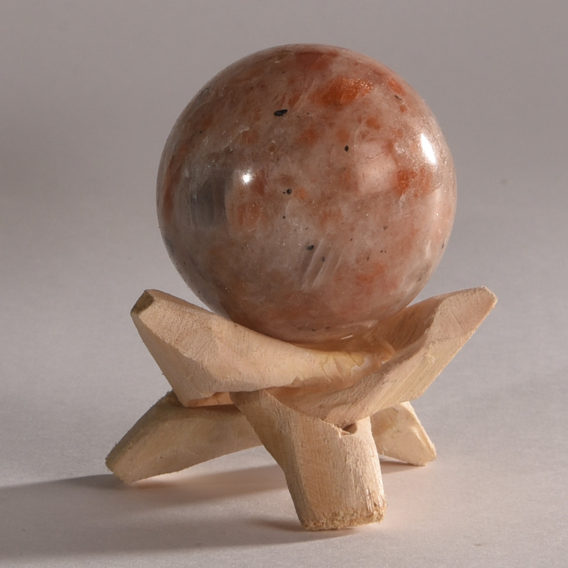 Real Sunstone Crystal Ball Sphere