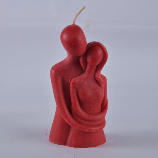 Real Couple Hugging Figure Candle Red Style 3