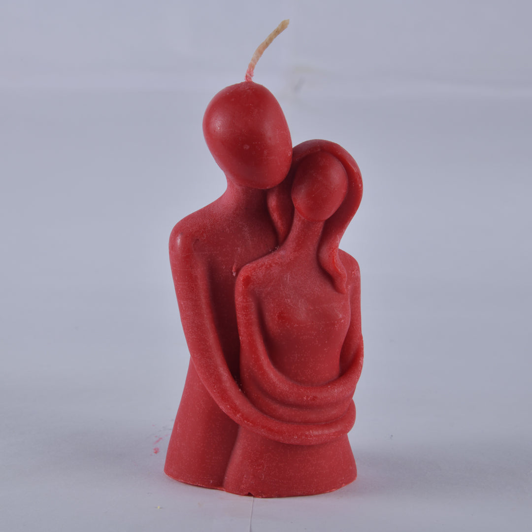 Real Couple Hugging Figure Candle Red Style 2