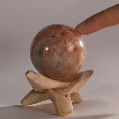 Real Sunstone Crystal Ball Sphere