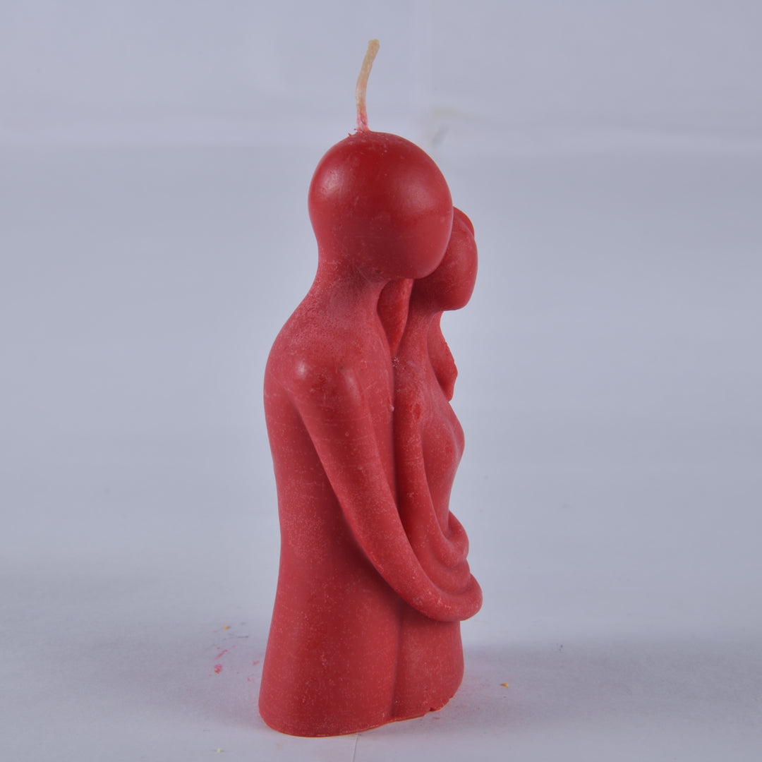 Real Couple Hugging Figure Candle Red Style 5