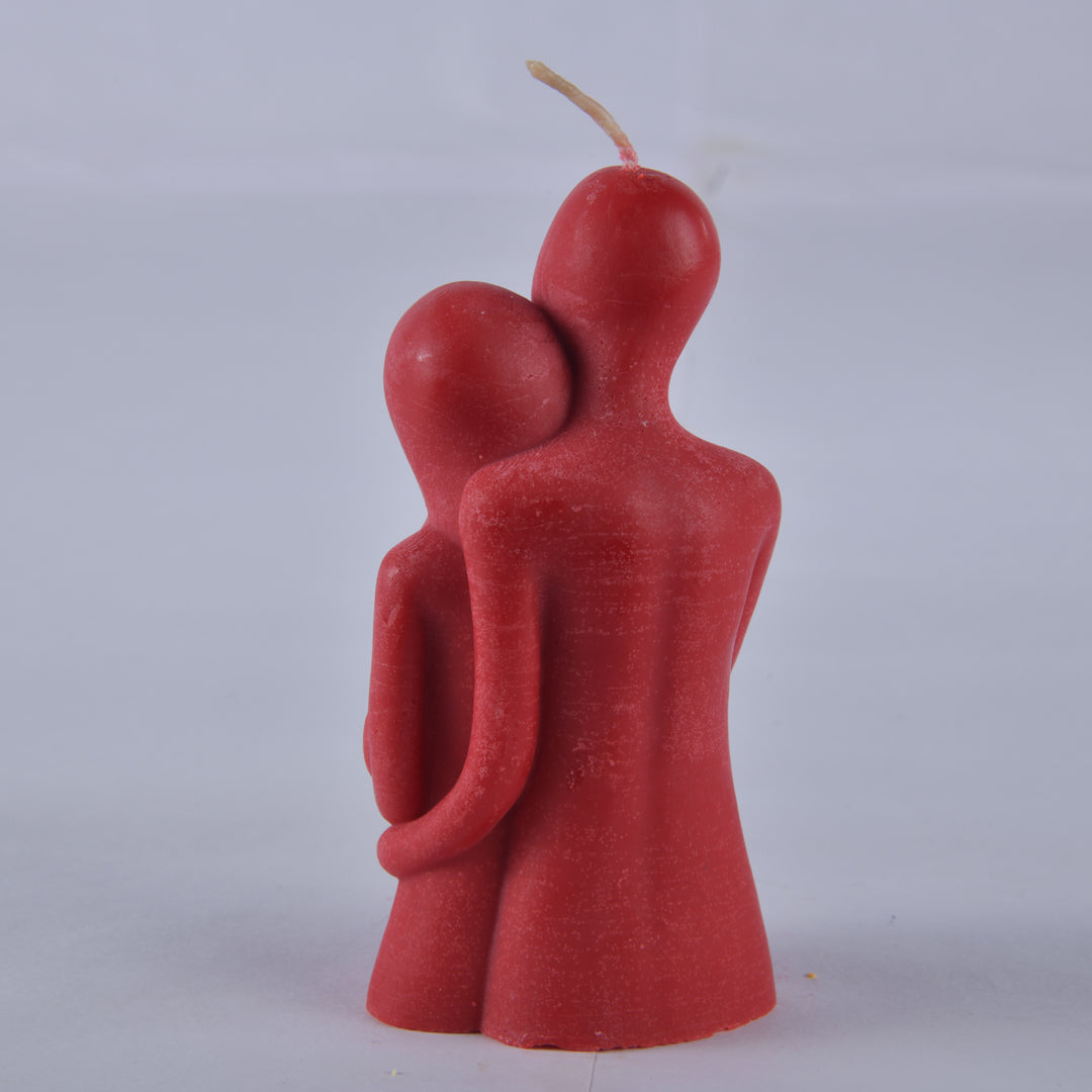 Real Couple Hugging Figure Candle Red Style 7