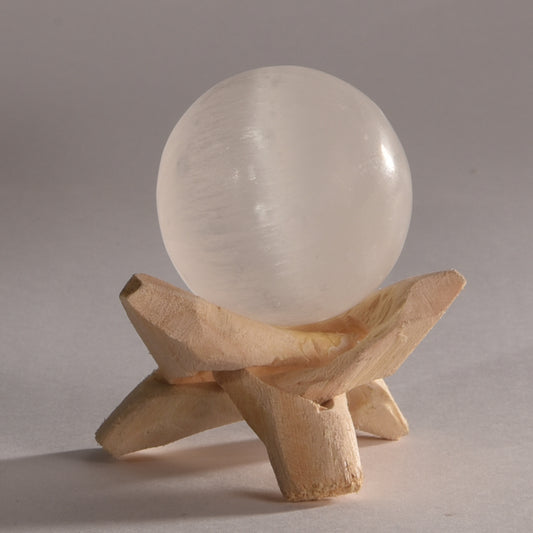 Real Selenite Crystal Ball Sphere