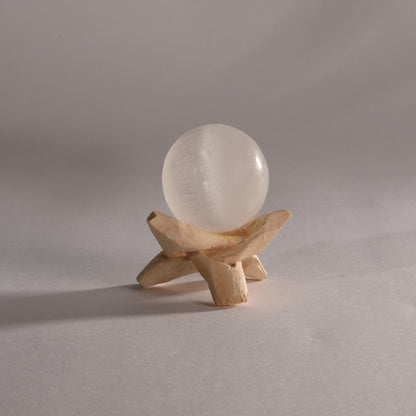 Real Selenite Crystal Ball Sphere