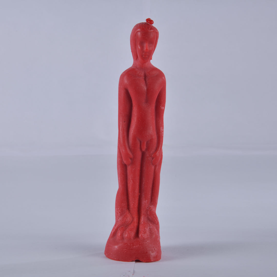 Real Male Figure Candle Red