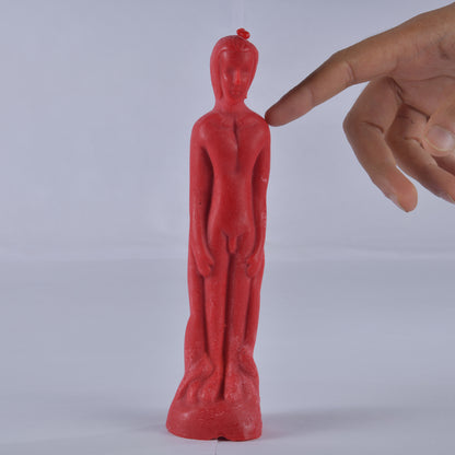 Real Male Figure Candle Red