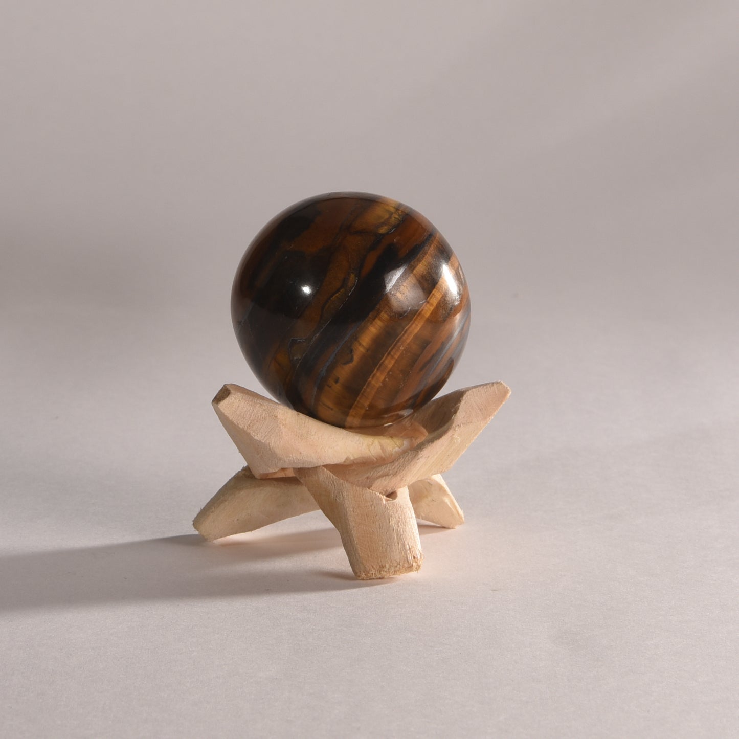 Real Tiger Eye Crystal Ball Sphere