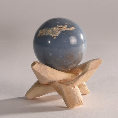 Real Angelite Crystal Ball Sphere