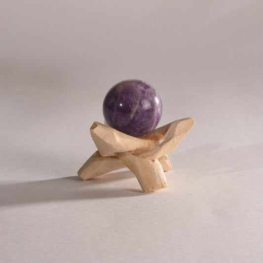 Real Amethyst Mini Crystal Ball Sphere