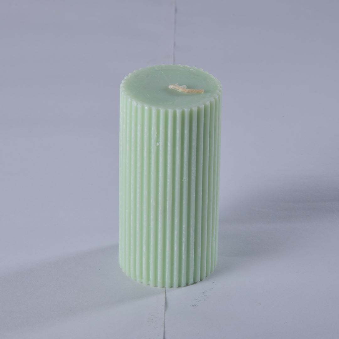 Real Tall Green Candle Daily Ritual Candle