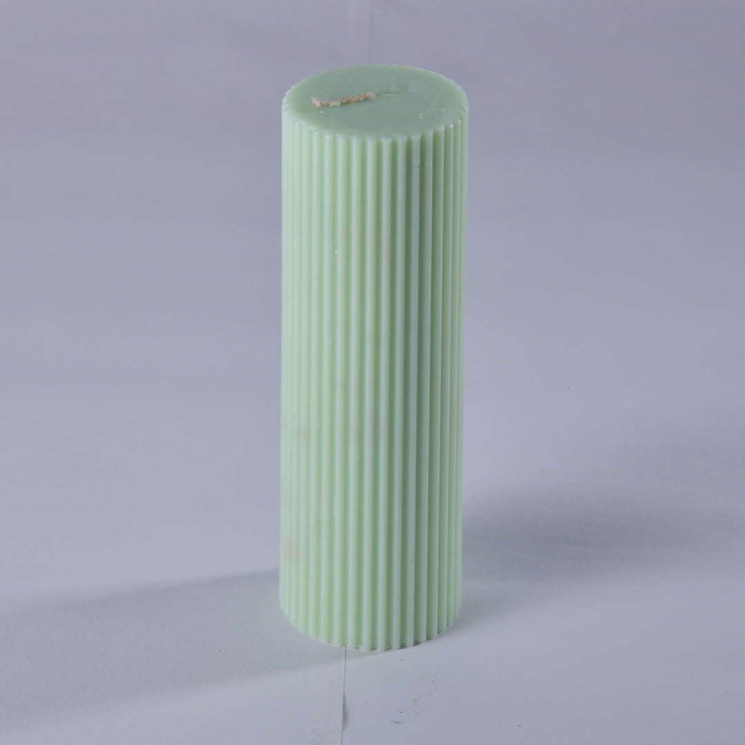 Real Tall Green Candle Daily Ritual Candle