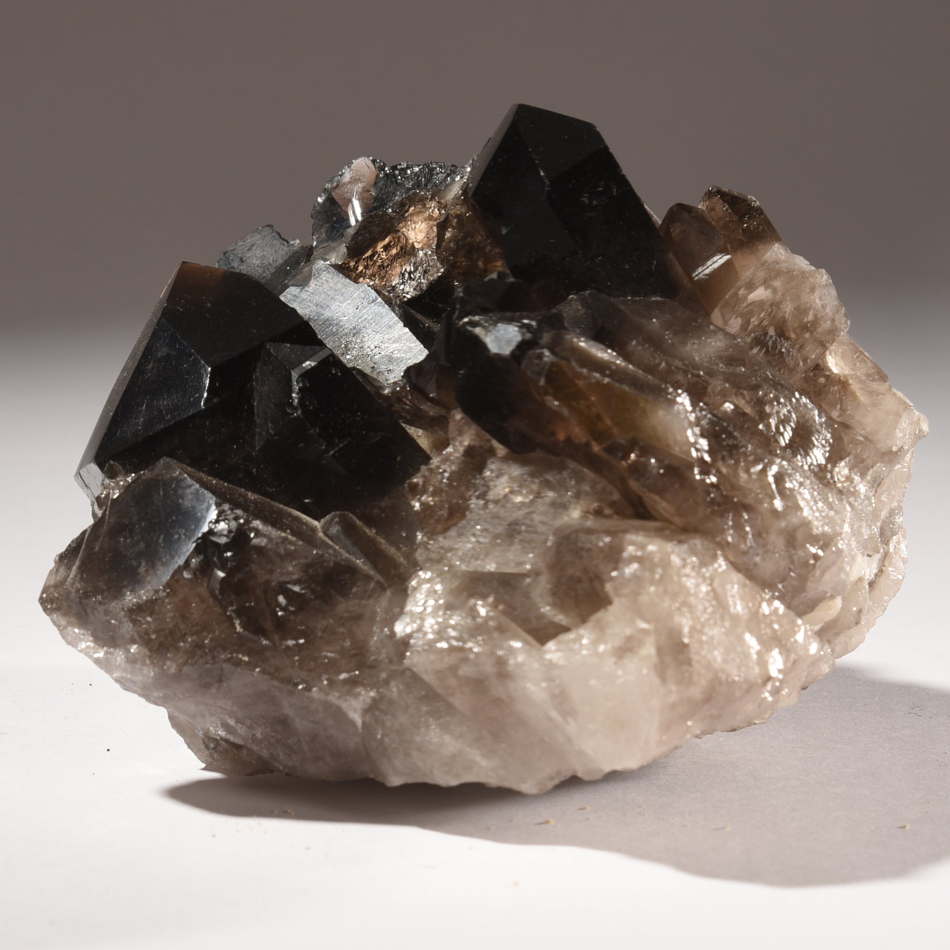 Real Smokey Quartz Crystal Clusters