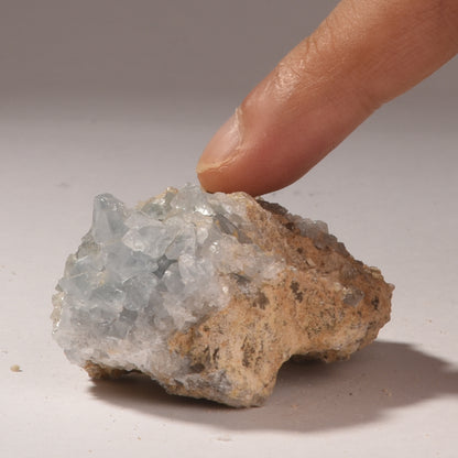 Real Celestine Crystal Clusters