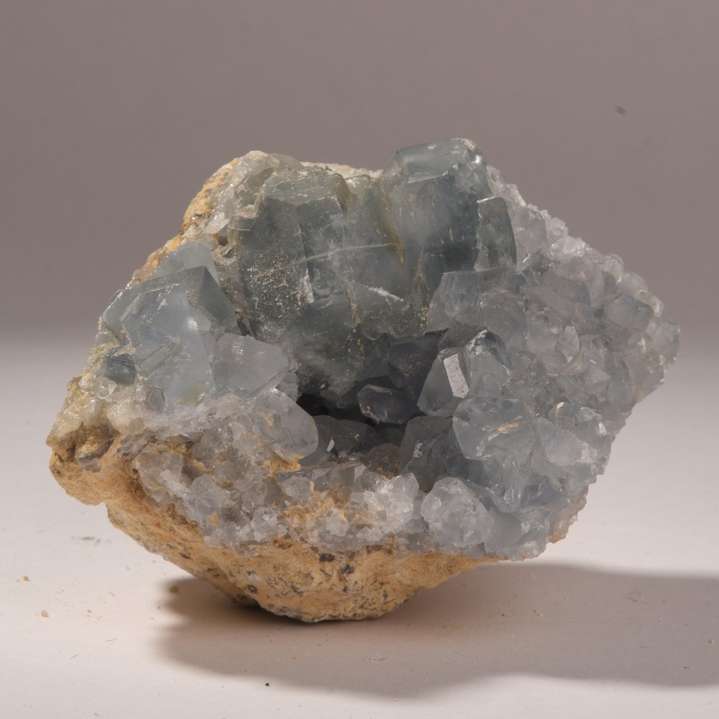 Real Celestine Crystal Clusters