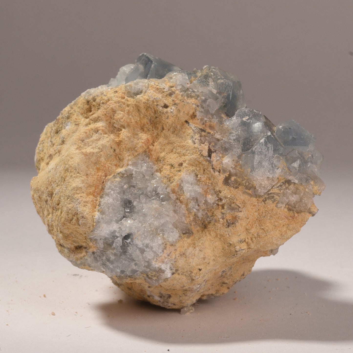 Real Celestine Crystal Clusters