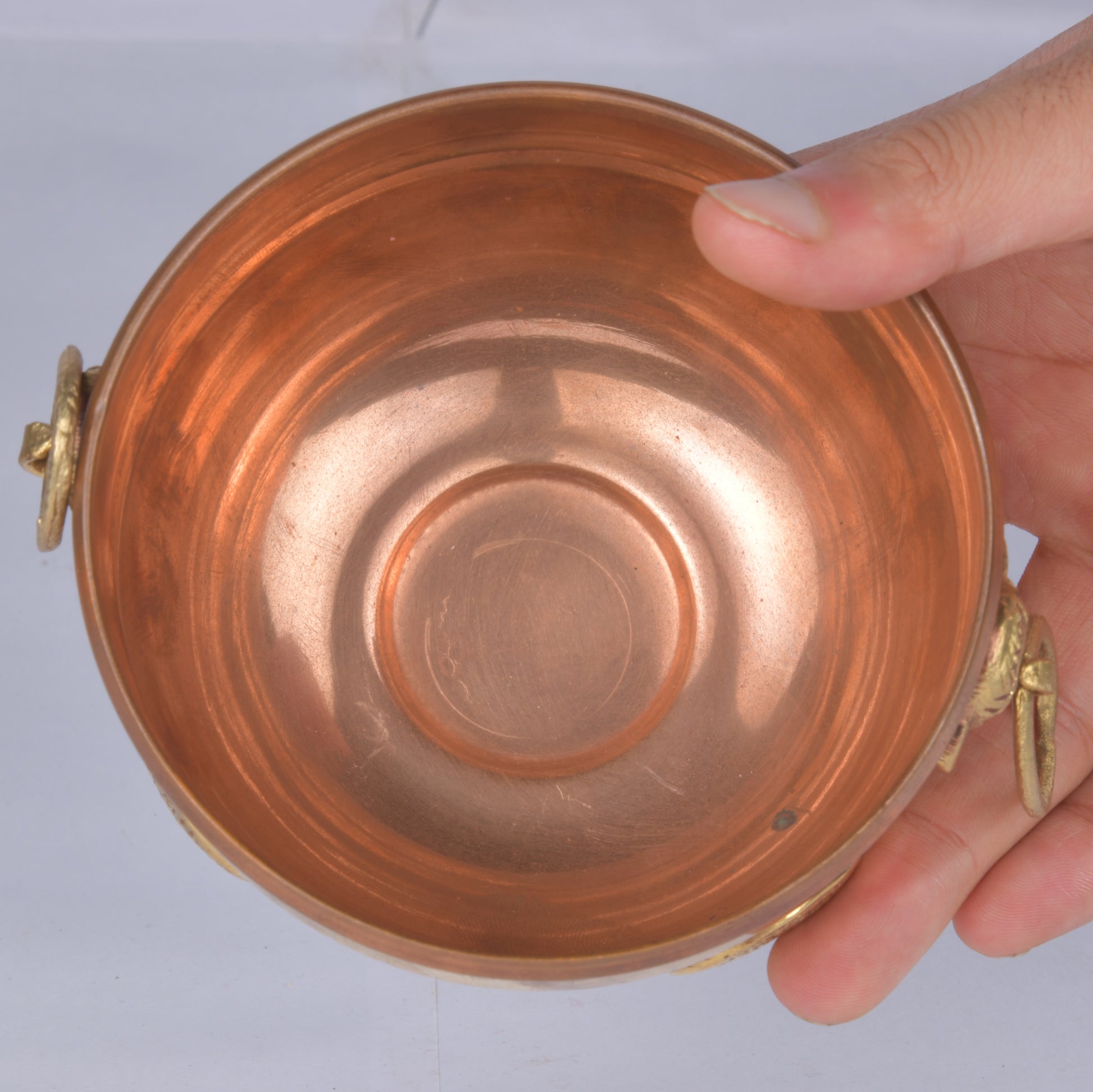 Real Vintage Copper Offering Bowl Tree of Life