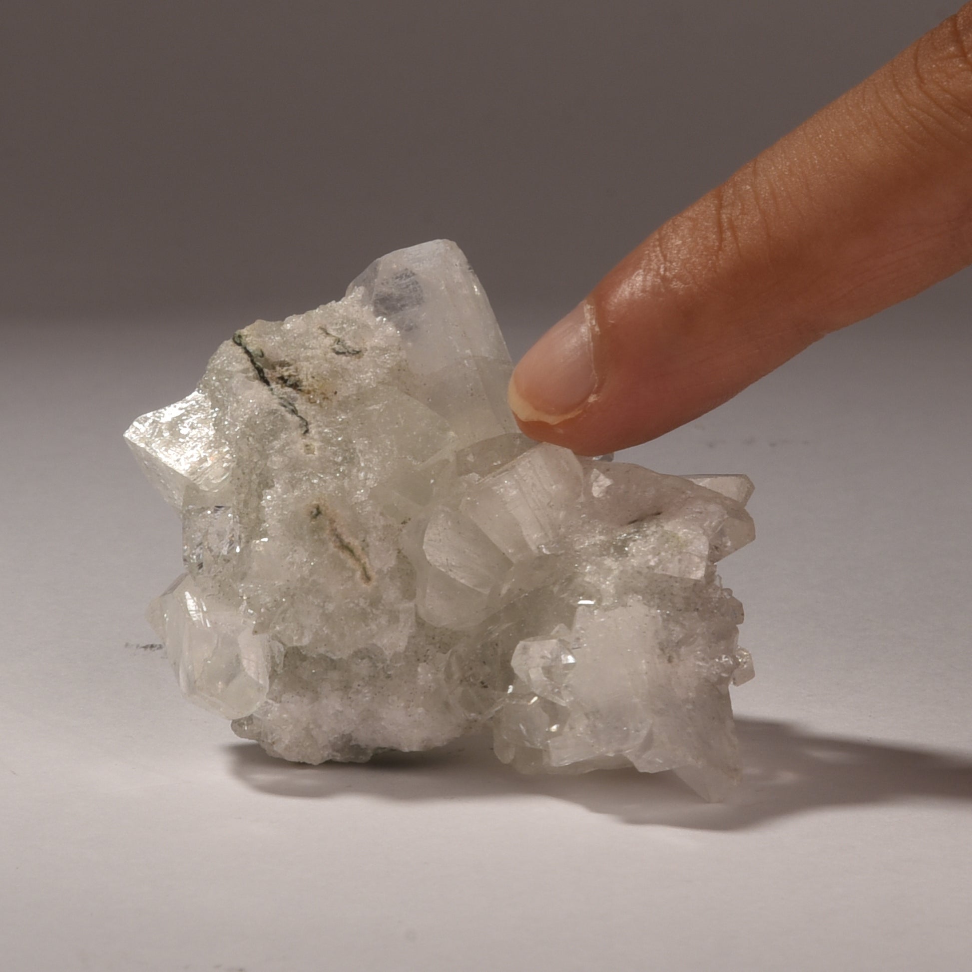 Real Apophylite Crystal Clusters