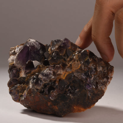 Real Amethyst Crystal Geode