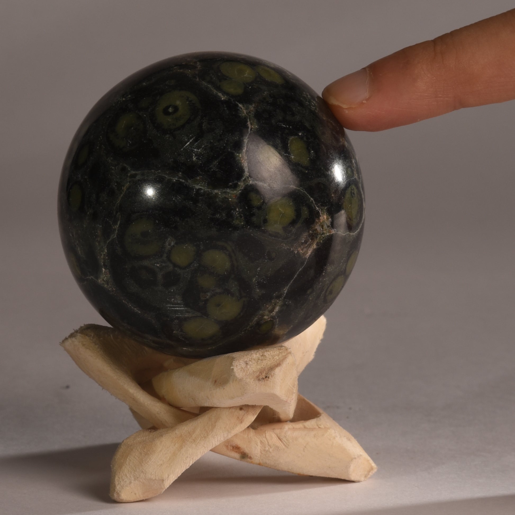 Real Kambaba Jasper Crystal Ball Sphere