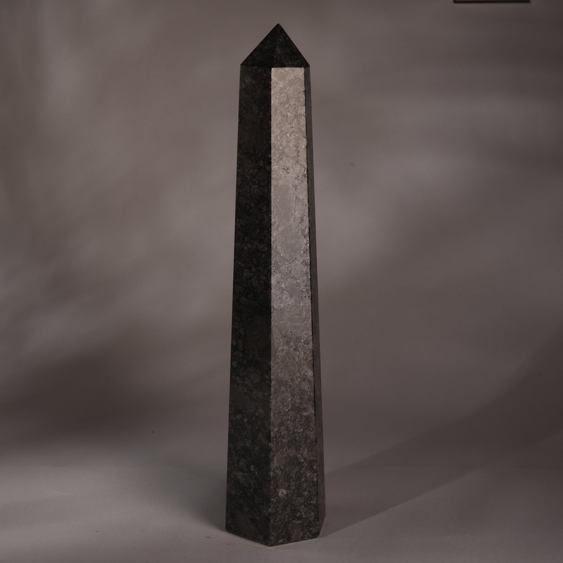 Real Larvikite Crystal Tower