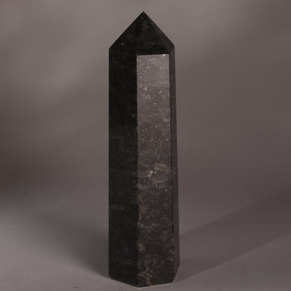 Real Larvikite Crystal Tower