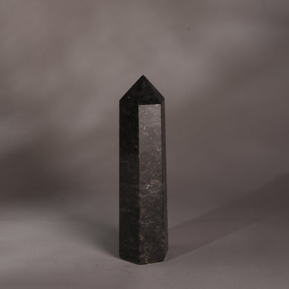 Real Larvikite Crystal Tower