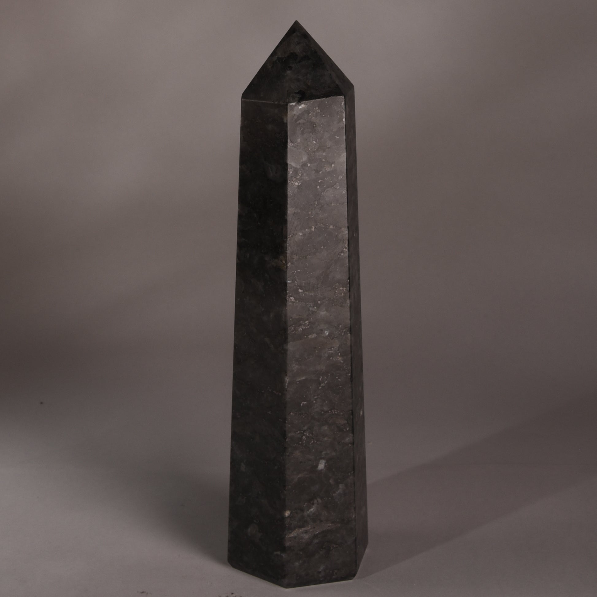 Real Larvikite Crystal Tower