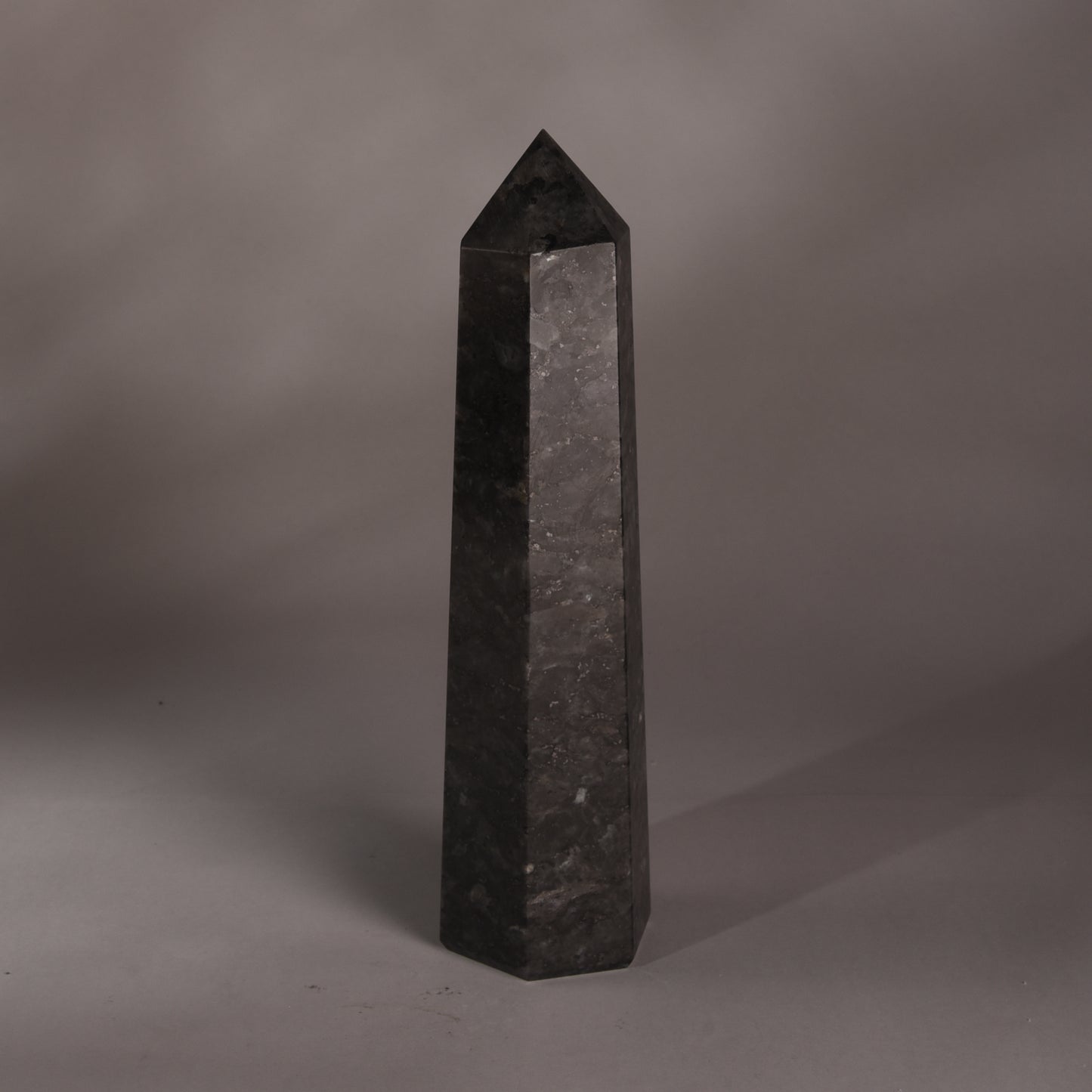 Real Larvikite Crystal Tower