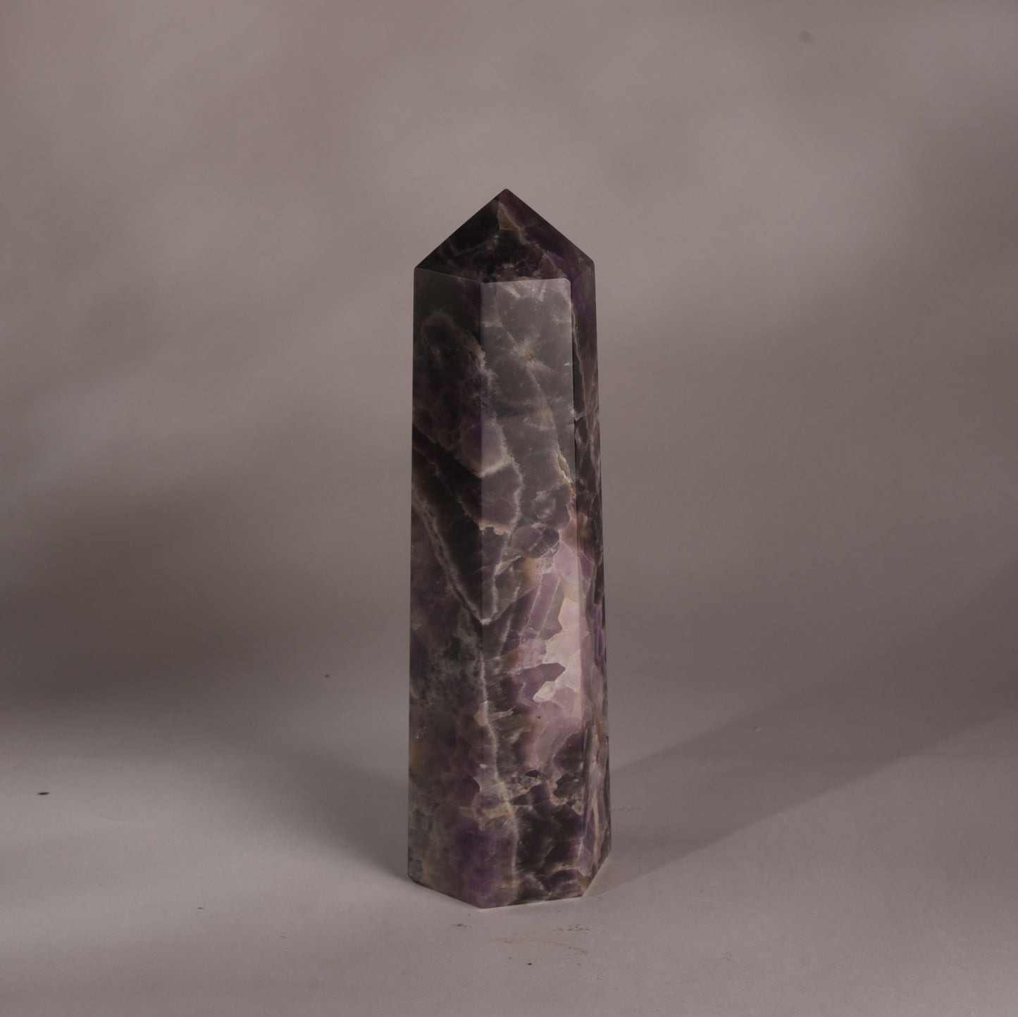 Real Brazilian Amethyst Crystal Tower