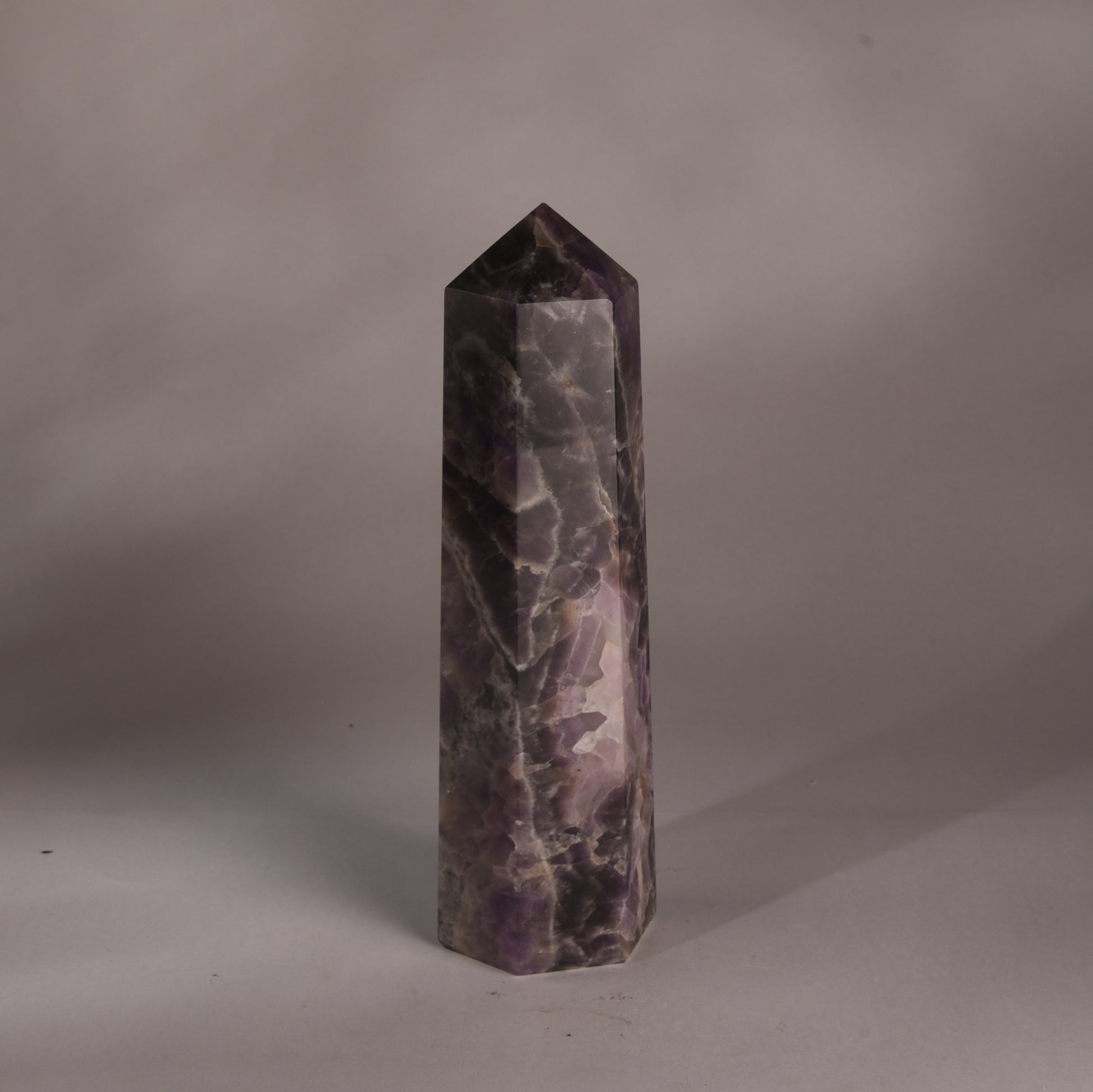 Real Brazilian Amethyst Crystal Tower