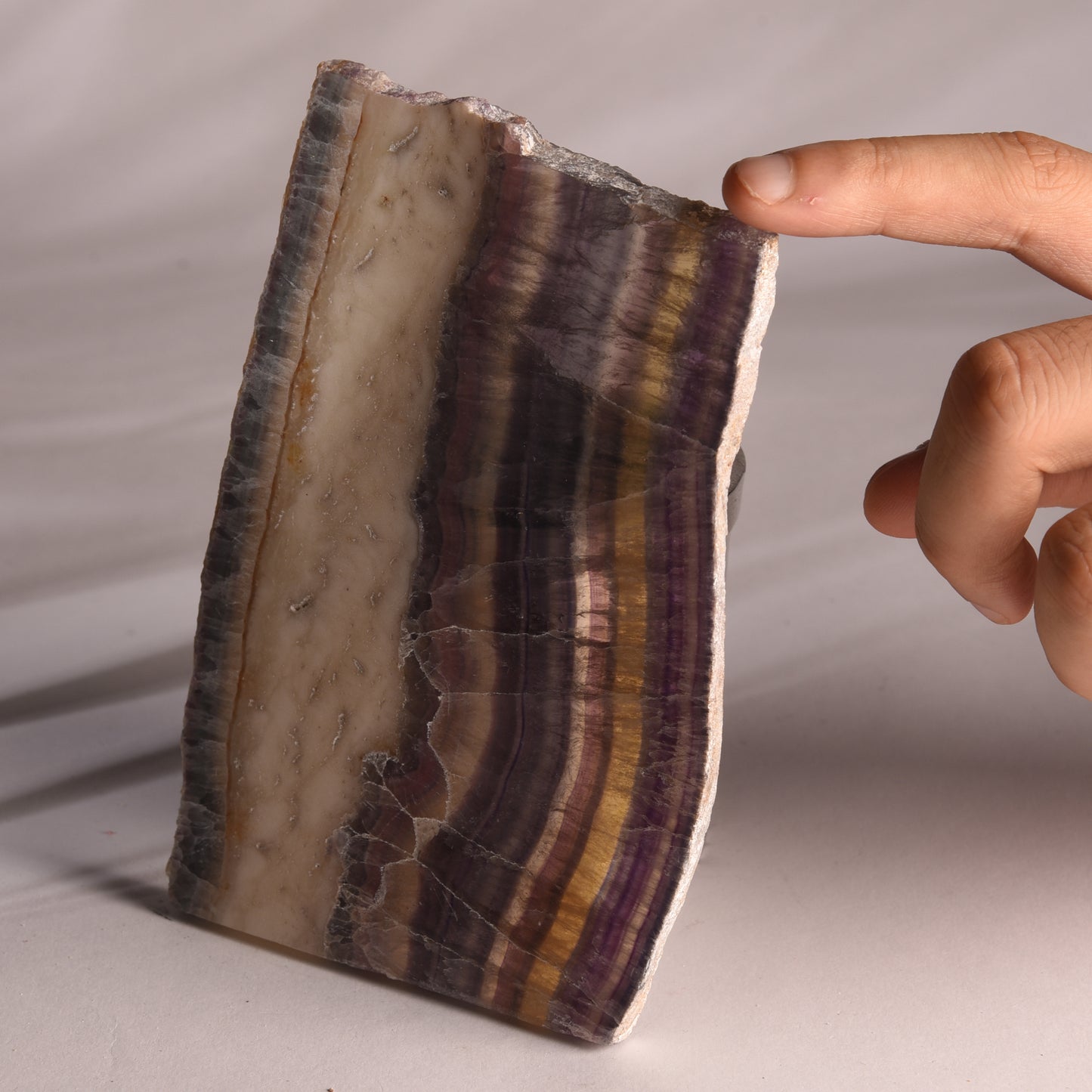 Real Multi fluorite Slab