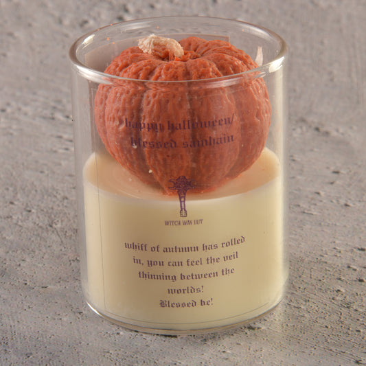 Samhain altar Intention Candle- ancestral divination/ decor candle