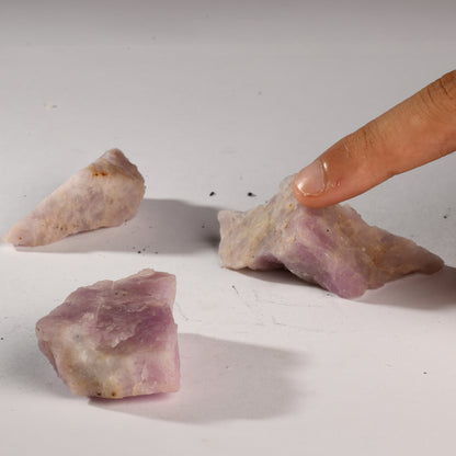 Real Kunzite Crystal Raw Stone