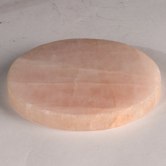 Real Rose Quartz Coaster