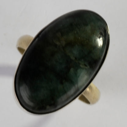 Real Emerald Crystal and Stone Ring Jewellery