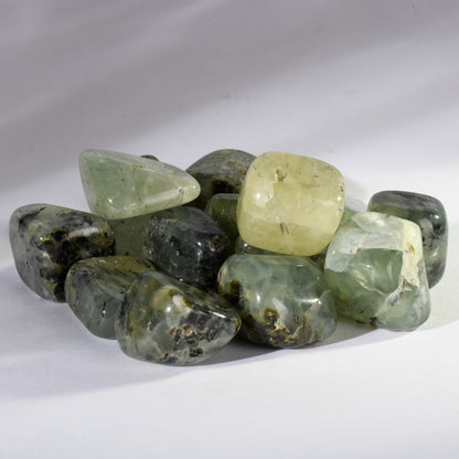 Real Prehnite Crystal Tumbles/Tumbled Stone