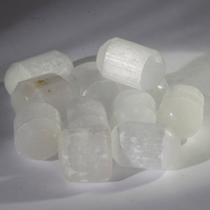 Real Selenite Crystal Tumbles/Tumbled Stone