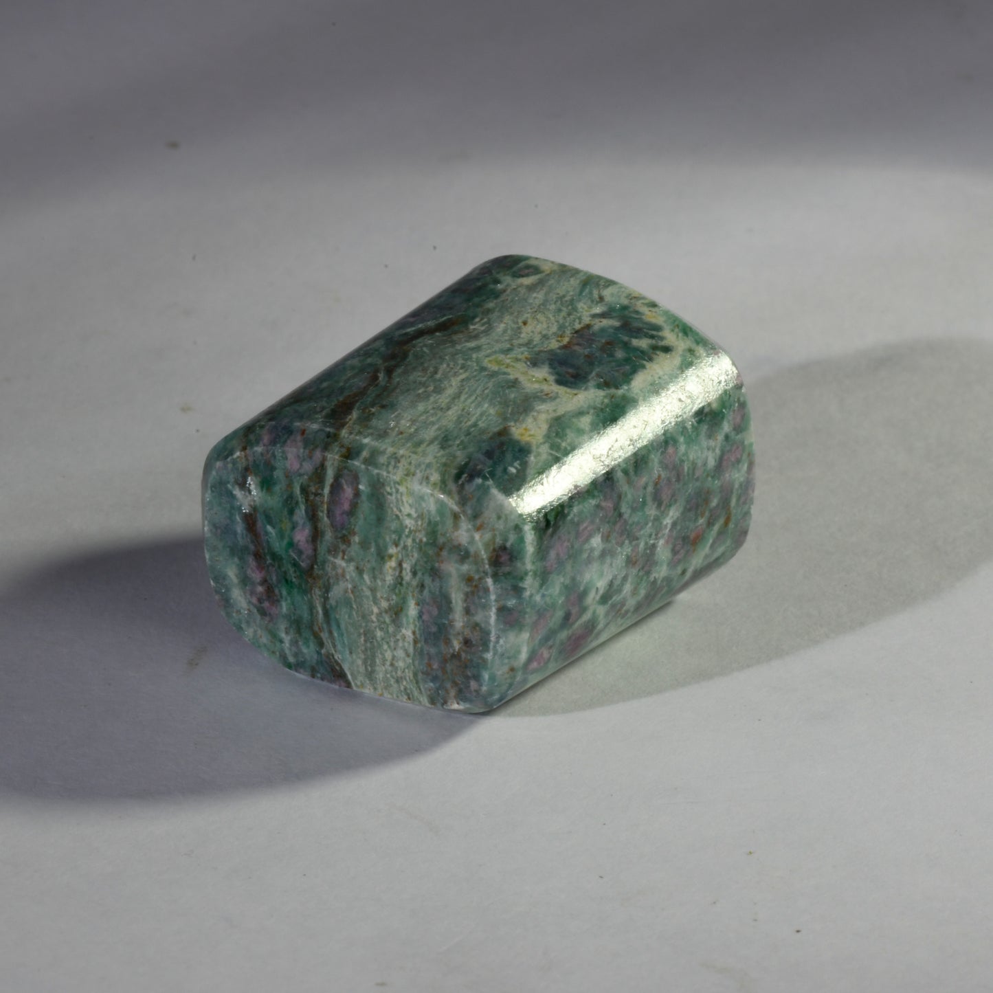 Real Ruby In Fuchsite Crystal Tumbles/Tumbled Stone